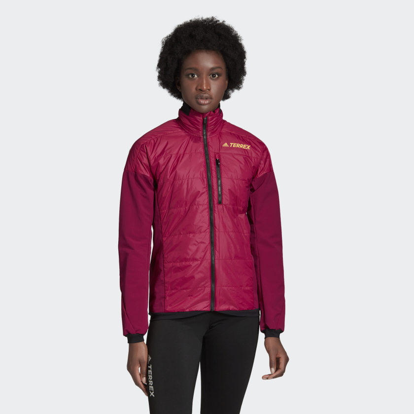 Adidas Women's Terrex Hybrid Insulation Jacket Power Berry – Achilles Heel