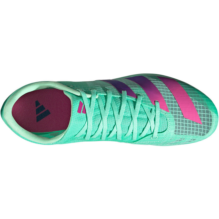adidas Distancestar Running Spikes Pulse Mint / Core Black / Lucid Blue - achilles heel