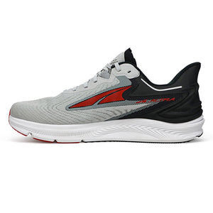 Altra Men's Torin 6 Running Shoes Grey / Red - achilles heel