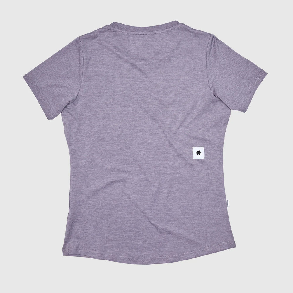 SAYSKY Women's Pace Logo Tee Purple - achilles heel