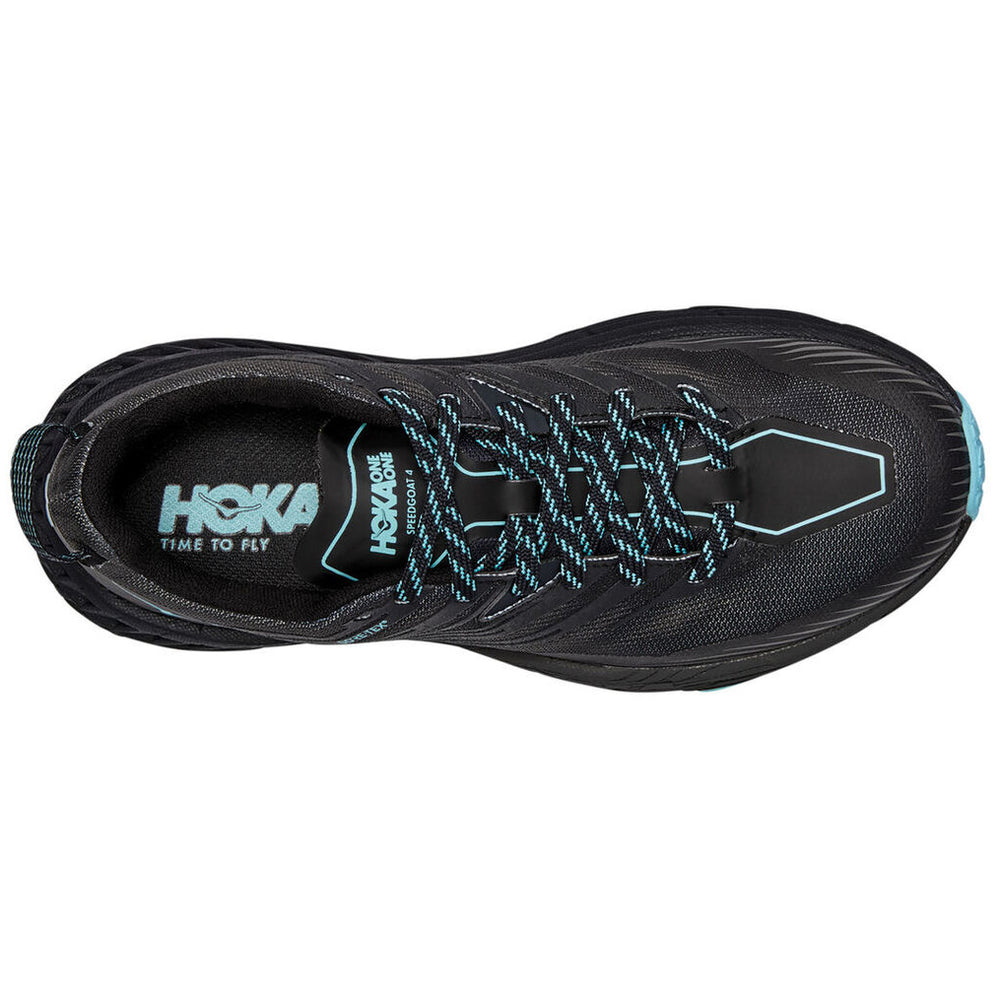 Hoka Women's Speedgoat 4 GORE-TEX Trail Running Shoes Anthracite / Dark Gull Grey - achilles heel
