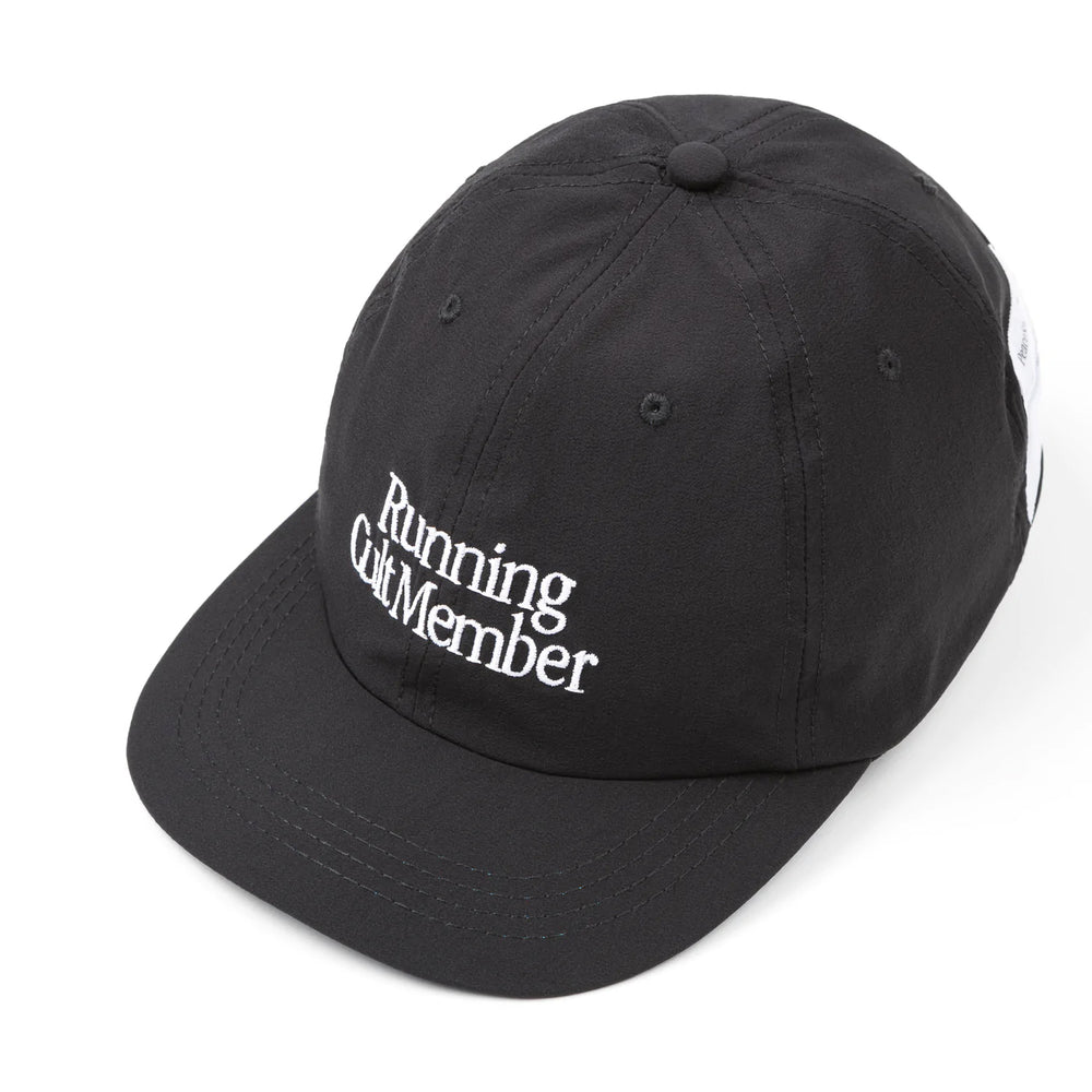 Satisfy PeaceShell Running Cap Black / White - achilles heel