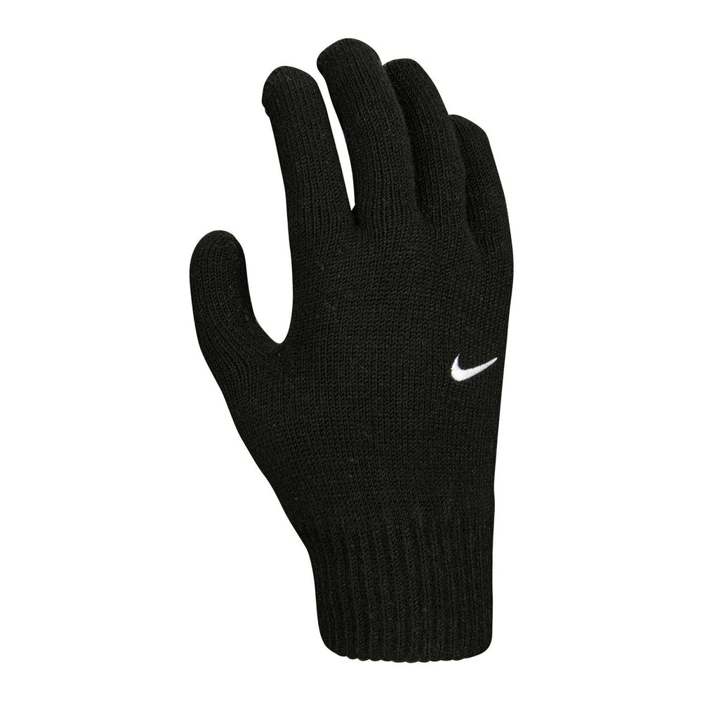 Nike Kids Swoosh Knit Gloves 2.0 Black - achilles heel