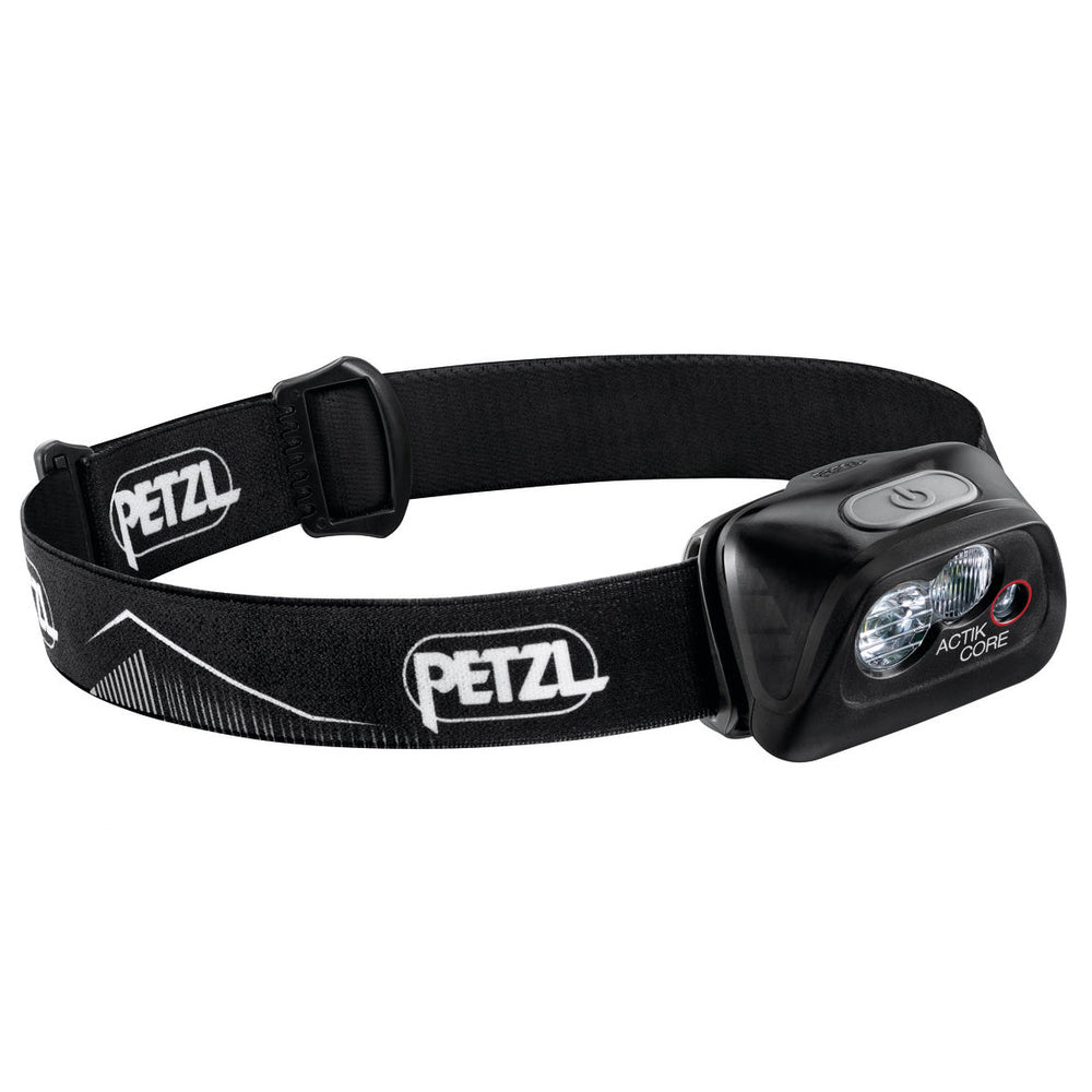 Petzl Actik Core Head Torch Black / White - achilles heel