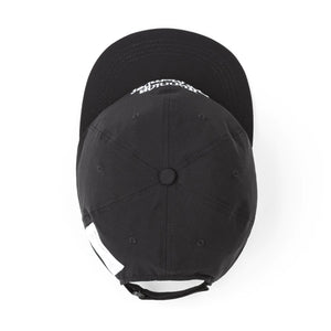 Satisfy PeaceShell Running Cap Black / White - achilles heel