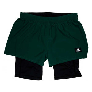 SAYSKY Women's 2 In 1 Shorts Botanical Garden - achilles heel