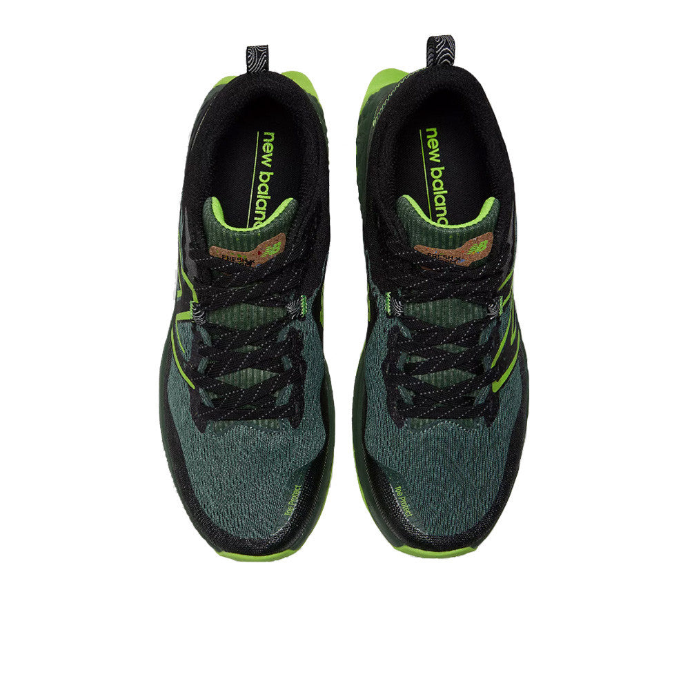New Balance Men's X Hierro v7 Trail Running Shoes Jade / Pixel Green - achilles heel