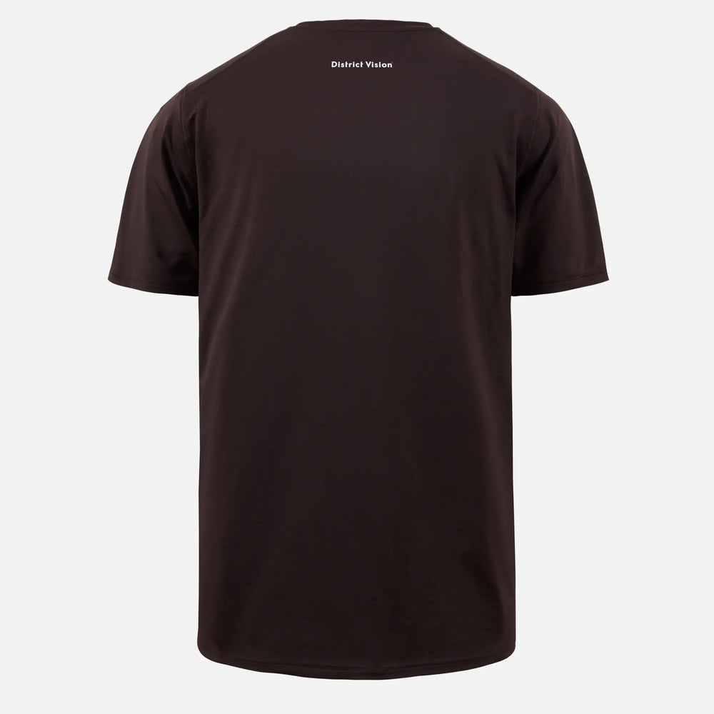 District Vision Men's Deva Tee Cacao - achilles heel