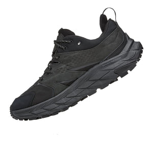 Hoka Men's Anacapa Low GORE-TEX Walking Shoes Black / Black - achilles heel