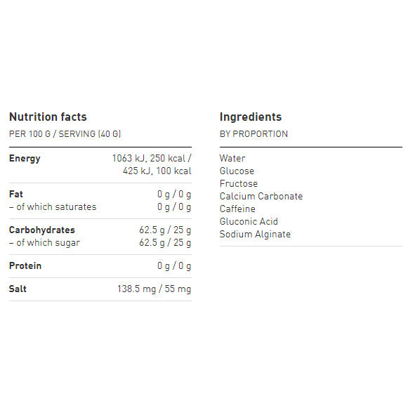 Maurten Gel 100 CAF 100 – Single Gel 40g - achilles heel