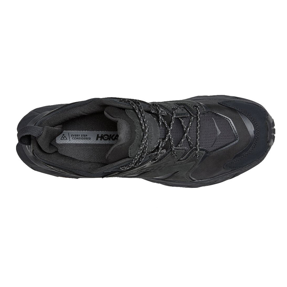 Hoka Men's Anacapa Low GORE-TEX Walking Shoes Black / Black - achilles heel