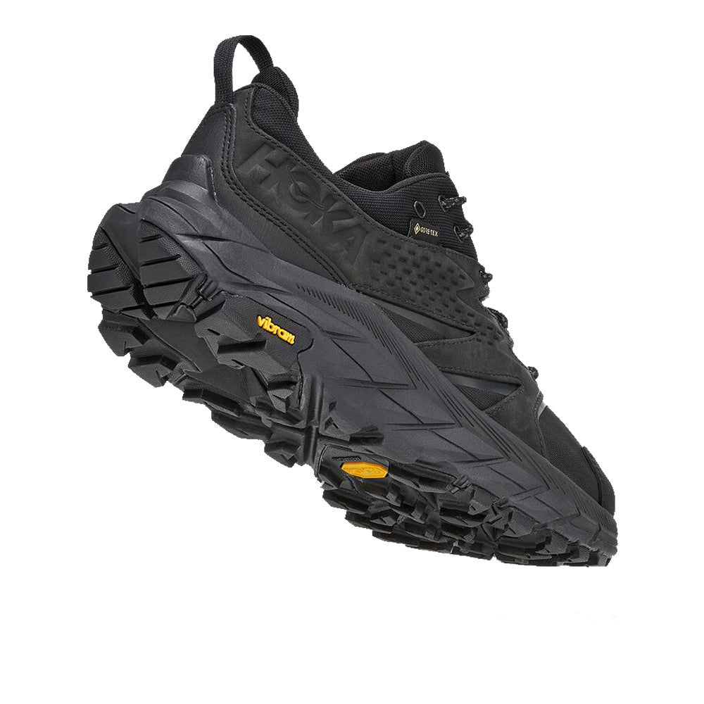 Hoka Men's Anacapa Low GORE-TEX Walking Shoes Black / Black - achilles heel