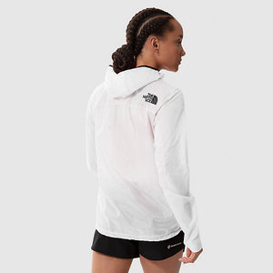 The North Face Women's Flight Series Lightriser Wind Jacket  White - achilles heel