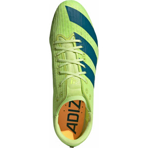adidas Adizero Finesse Running Spikes Pulse Lime / Real Teal / Flash Orange - achilles heel