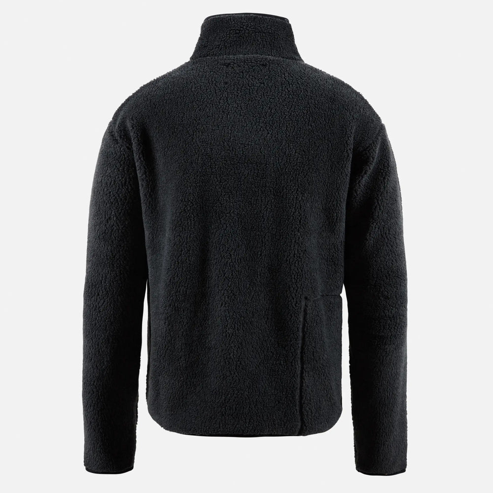 District Vision Men's Doug Half Zip Fleece Charcoal - achilles heel
