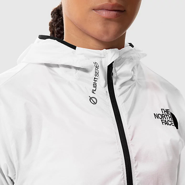 The North Face Women's Flight Series Lightriser Wind Jacket  White - achilles heel