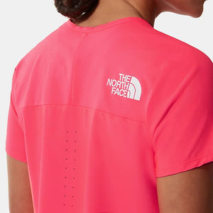 The North Face Women's Flight Series Weightless Tee Brilliant Coral - achilles heel