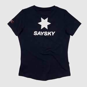 SAYSKY Women's Classic Pace Tee Sky Captain Melange - achilles heel
