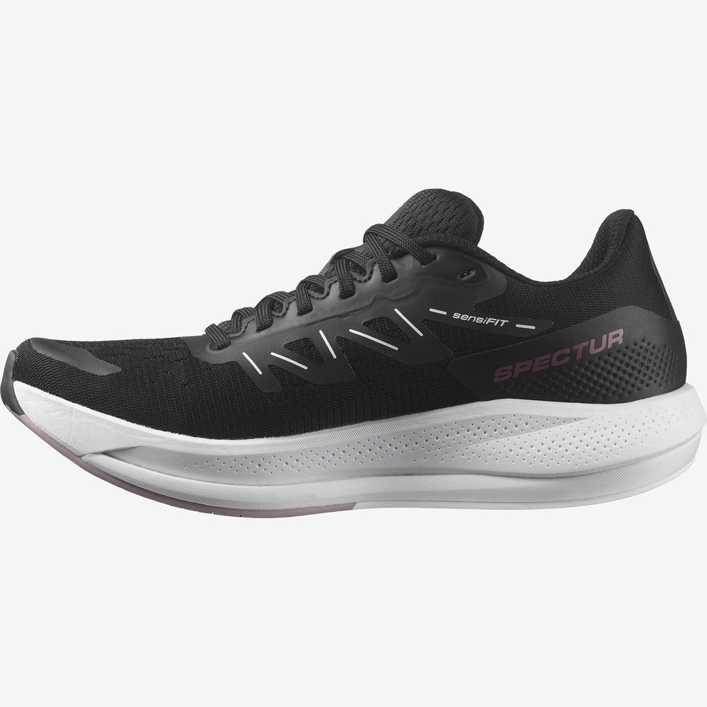 Salomon Women's Spectur Road Running Shoes Black / White / Quail - achilles heel