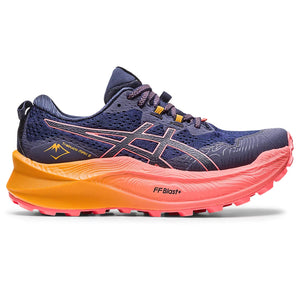 Asics Women's Trabuco Max 2 Trail Running Shoes Midnight / Papaya - achilles heel