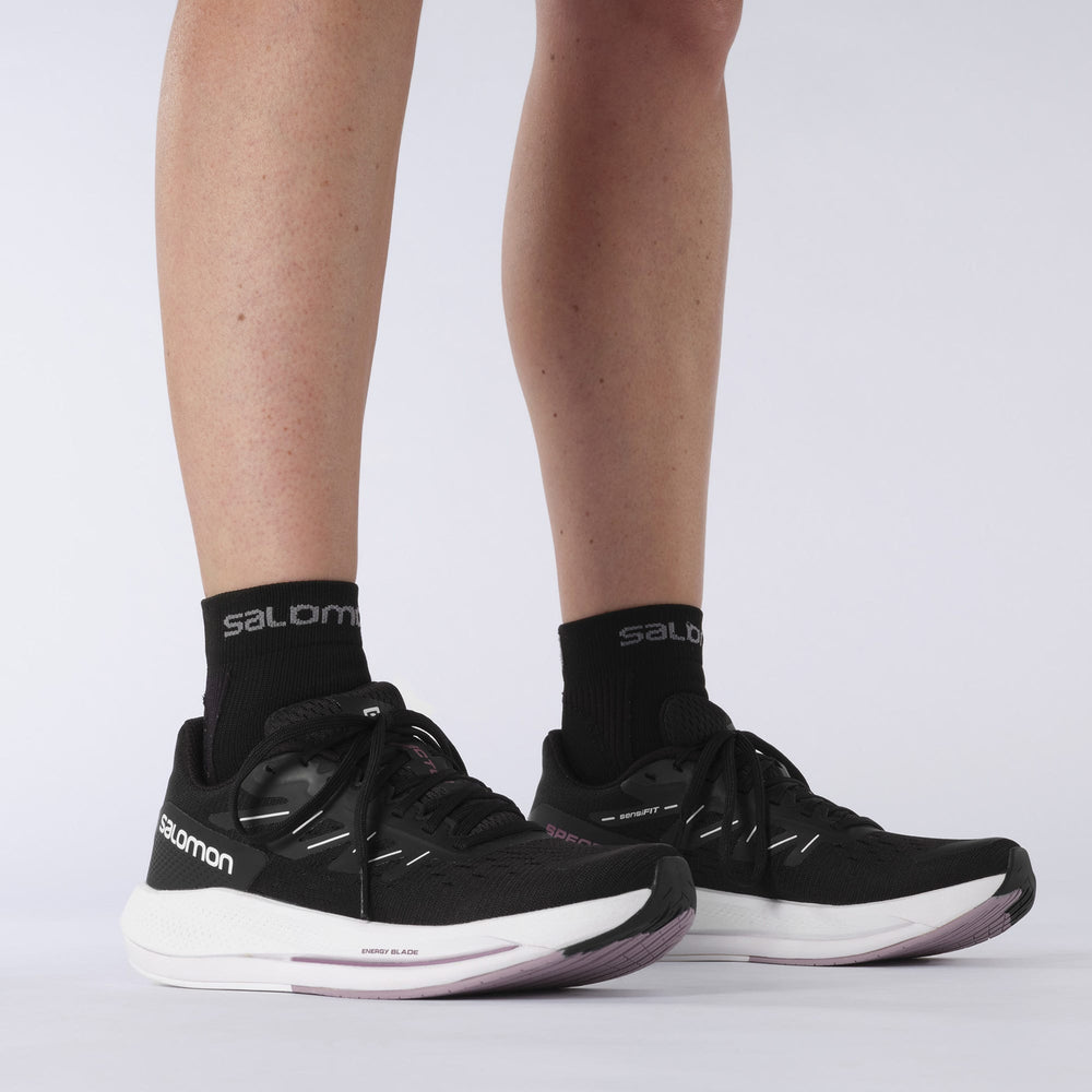 Salomon Women's Spectur Road Running Shoes Black / White / Quail - achilles heel