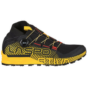 La Sportiva Men's Cyklon Trail Running Shoes Black / Yellow - achilles heel