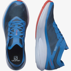 Salomon Men's Phantasm Road Running Shoes Indigo Bunting / Kentucky Blue / Poppy Red - achilles heel