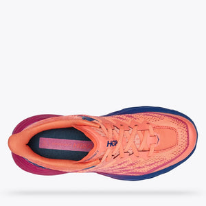 Hoka Women's Speedgoat 5 Wide Fit Trail Running Shoes Festival Fuchsia / Camellia - achilles heel
