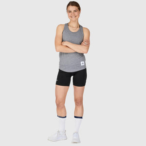 SAYSKY Women's Clean Combat Singlet Grey Melange - achilles heel