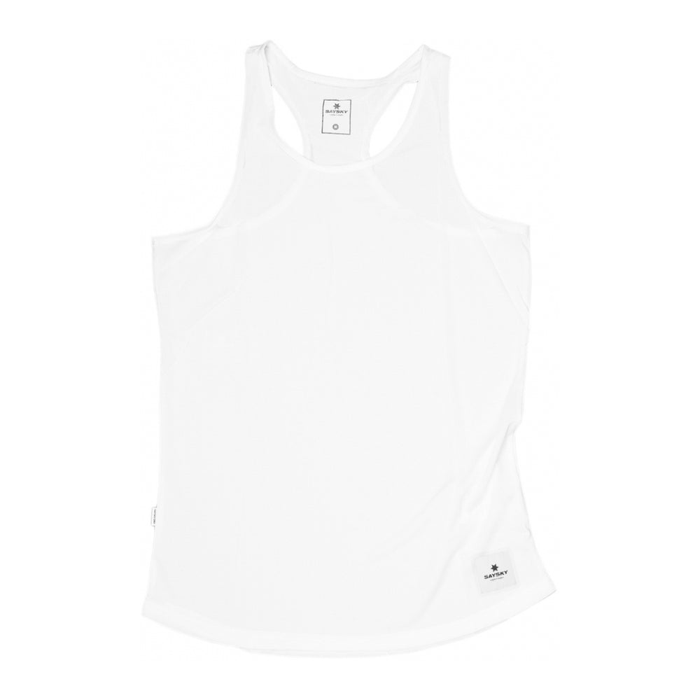 SAYSKY Women's Clean Combat Singlet White - achilles heel