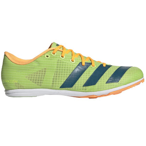 adidas Distancestar Running Spikes Pulse Lime / Real Teal / Flash Orange - achilles heel