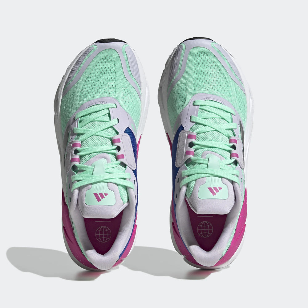 adidas Women's Adistar CS Running Shoes Pulse Mint / Silver Metallic / Lucid Fuchsia - achilles heel