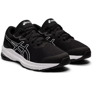 Asics Kids GT 1000 11 GS Running Shoes Black / White - achilles heel