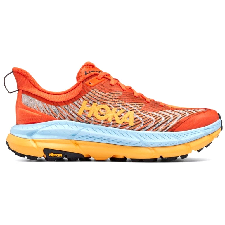 Hoka Men's Mafate Speed 4 Trail Running Shoes Puffin's Bill / Summer Song - achilles heel