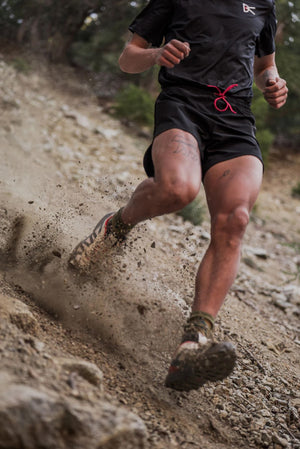 District Vision Simon 3 Inch Race Shorts Black - achilles heel