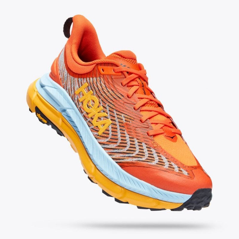 Hoka Men's Mafate Speed 4 Trail Running Shoes Puffin's Bill / Summer Song - achilles heel