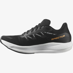 Salomon Men's Spectur Road Running Shoes Black / White / Blazing Orange - achilles heel