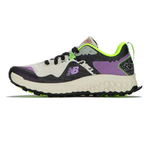 New Balance Women's X Hierro v7 Trail Running Shoes Moonbeam / Electric Purple - achilles heel