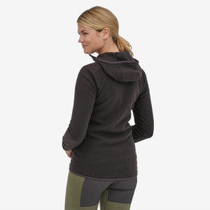 Patagonia Women's R1 Air Full-Zip Hoody Black - achilles heel