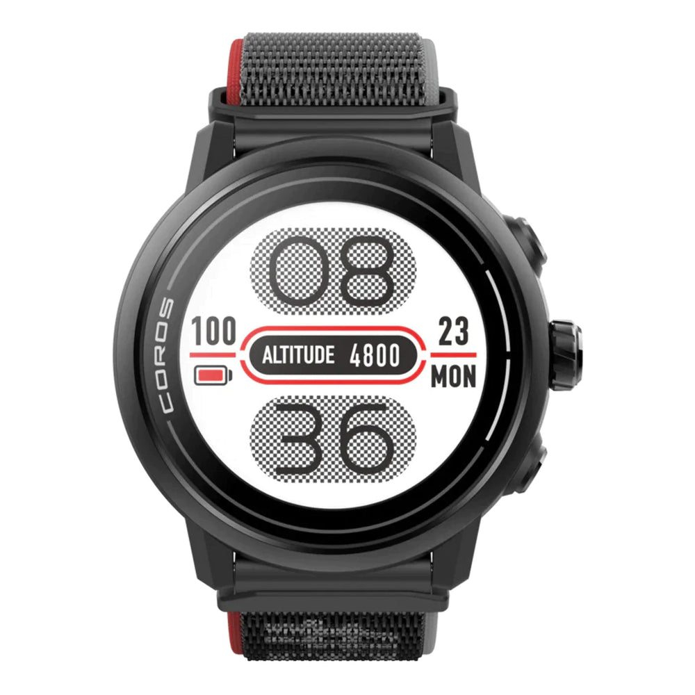 COROS Apex 2 Premium Multisport GPS Watch Black - achilles heel