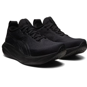 Asics Men's Gel-Nimbus 25 Running Shoes Black / Black - achilles heel