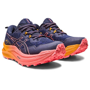 Asics Women's Trabuco Max 2 Trail Running Shoes Midnight / Papaya - achilles heel