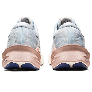 Asics Women's Novablast 3 Nagino Running Shoes Sky / Cream - achilles heel