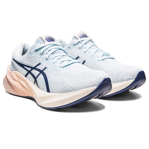 Asics Women's Novablast 3 Nagino Running Shoes Sky / Cream - achilles heel