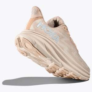 Hoka Men's Clifton 9 Running Shoes Shifting Sand / Eggnog - achilles heel