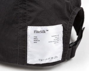 Satisfy FliteSilk Running Cap Charcoal - achilles heel