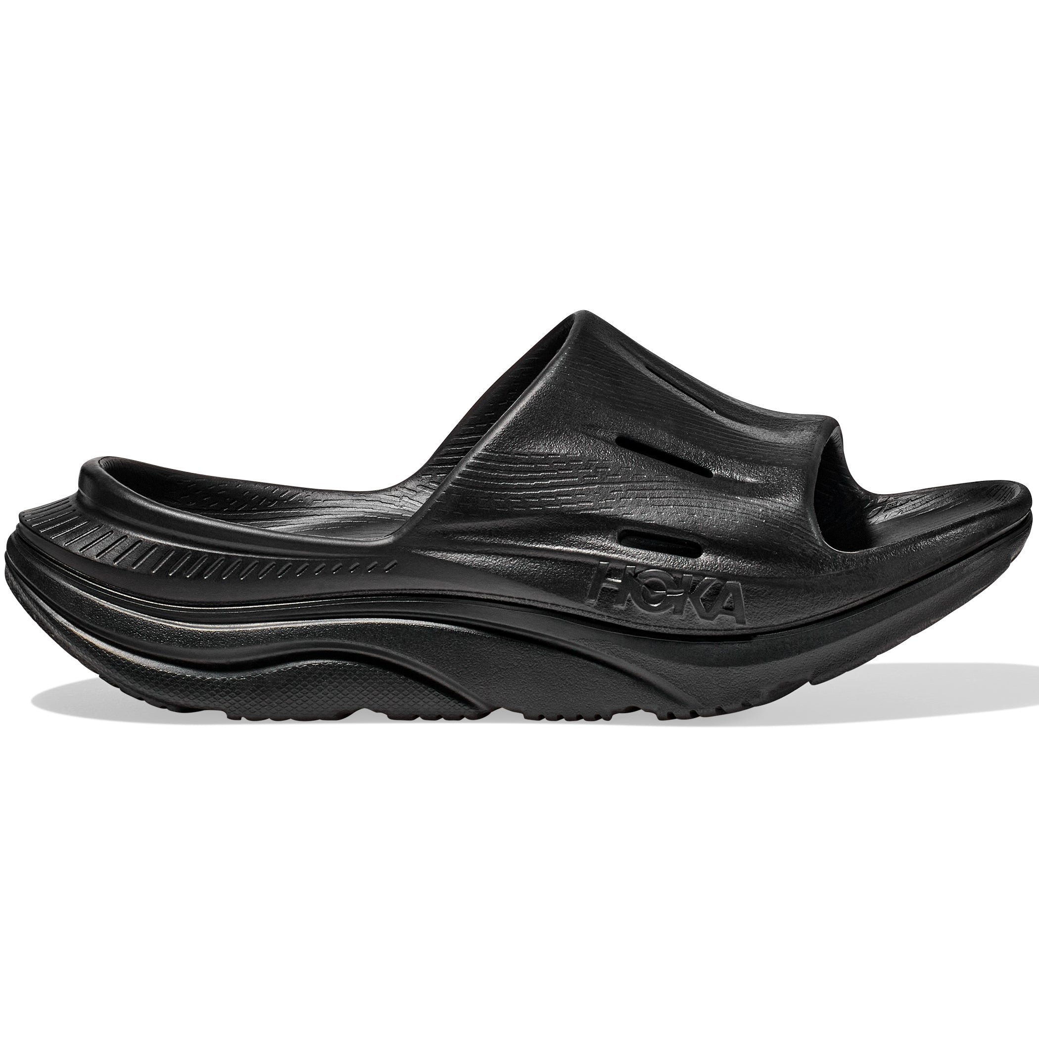 Hoka Ora Recovery Slide 3 Black / Black - Achilles Heel