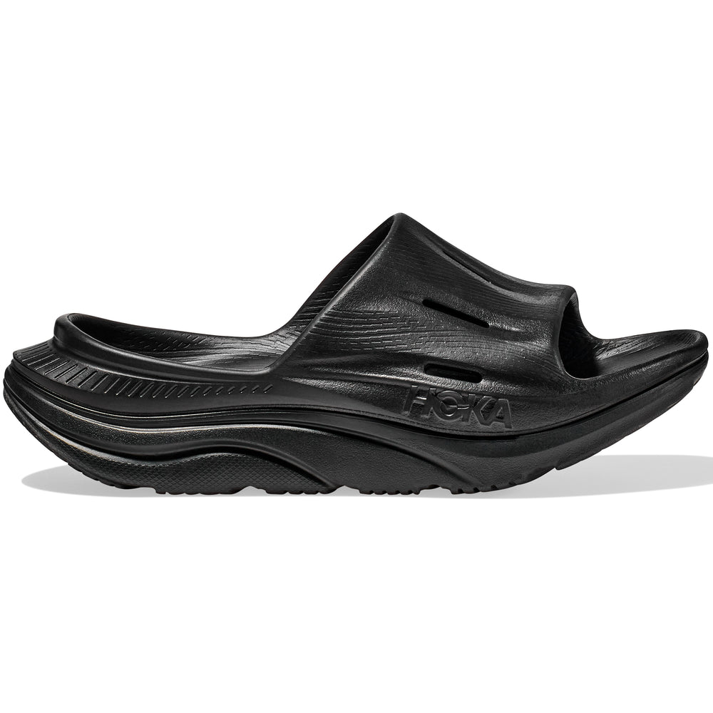 Hoka Ora Recovery Slide 3 Black / Black - achilles heel