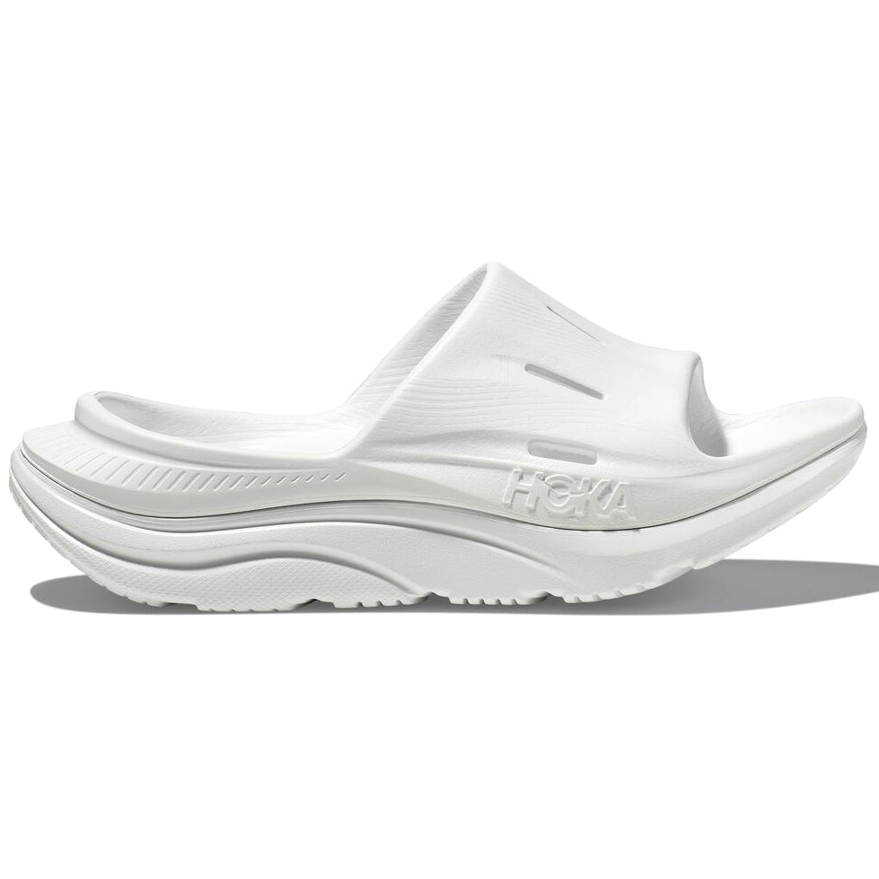 Hoka Ora Recovery Slide 3 White / White - Achilles Heel
