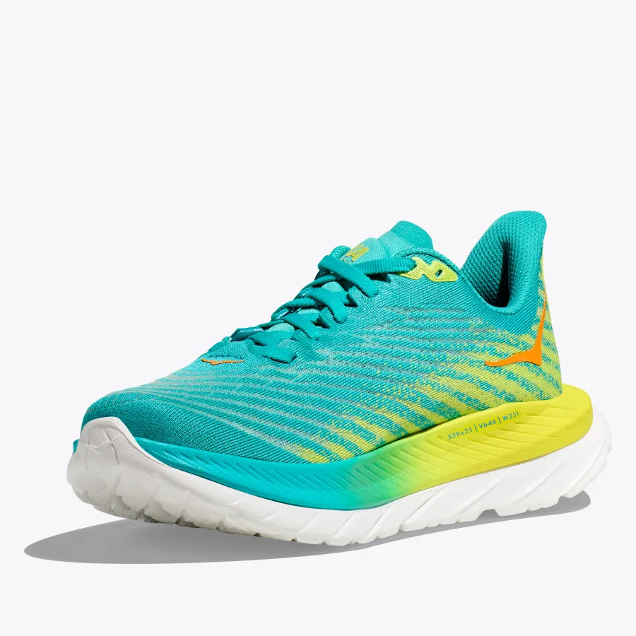 Hoka Men's Mach 5 Running Shoes Ceramic / Evening Primrose - achilles heel